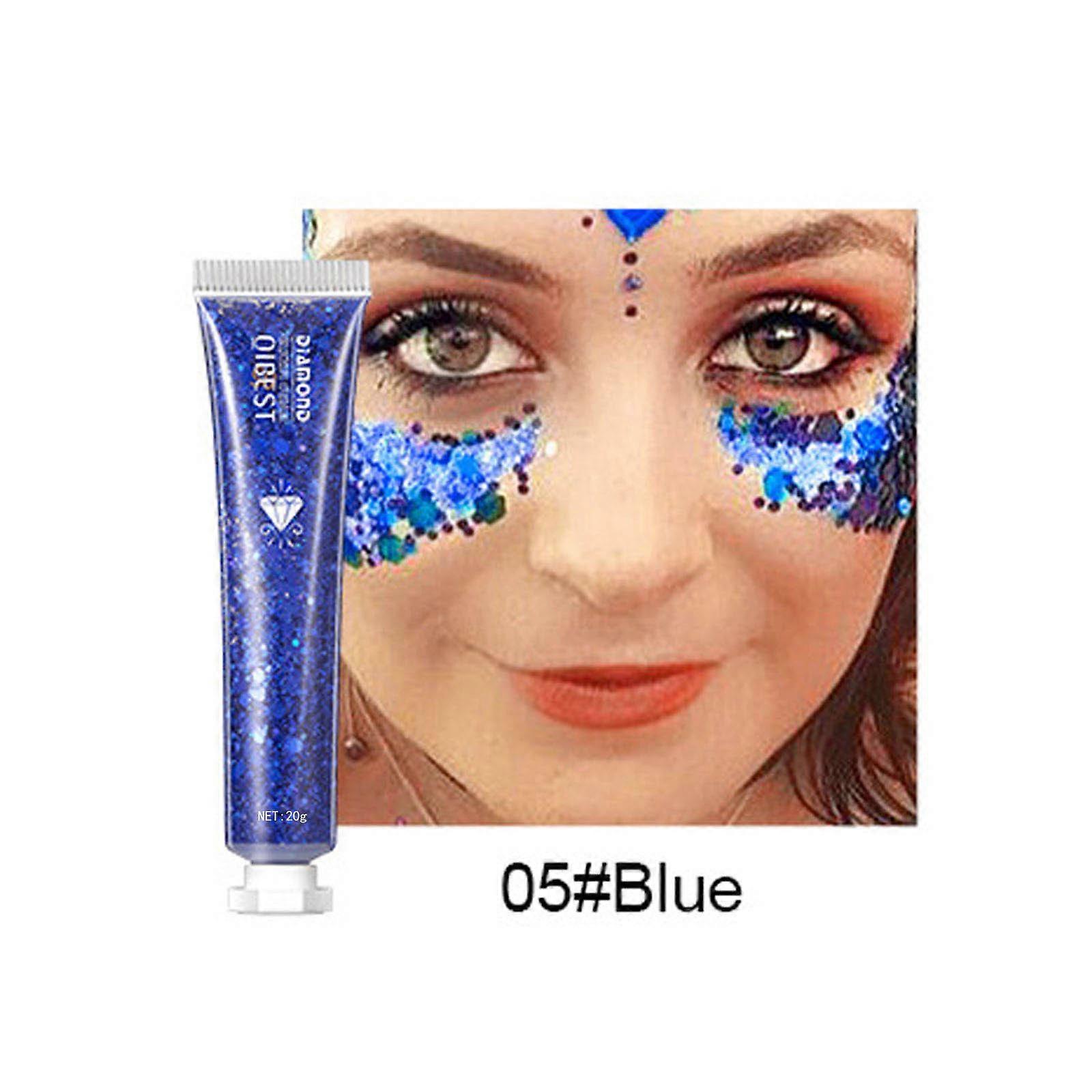 Ombre à paupières Flash de couleur unique, crème à paillettes, couleur et mise en évidence, maquillage de scène Flash Gel pour le visage et le corps