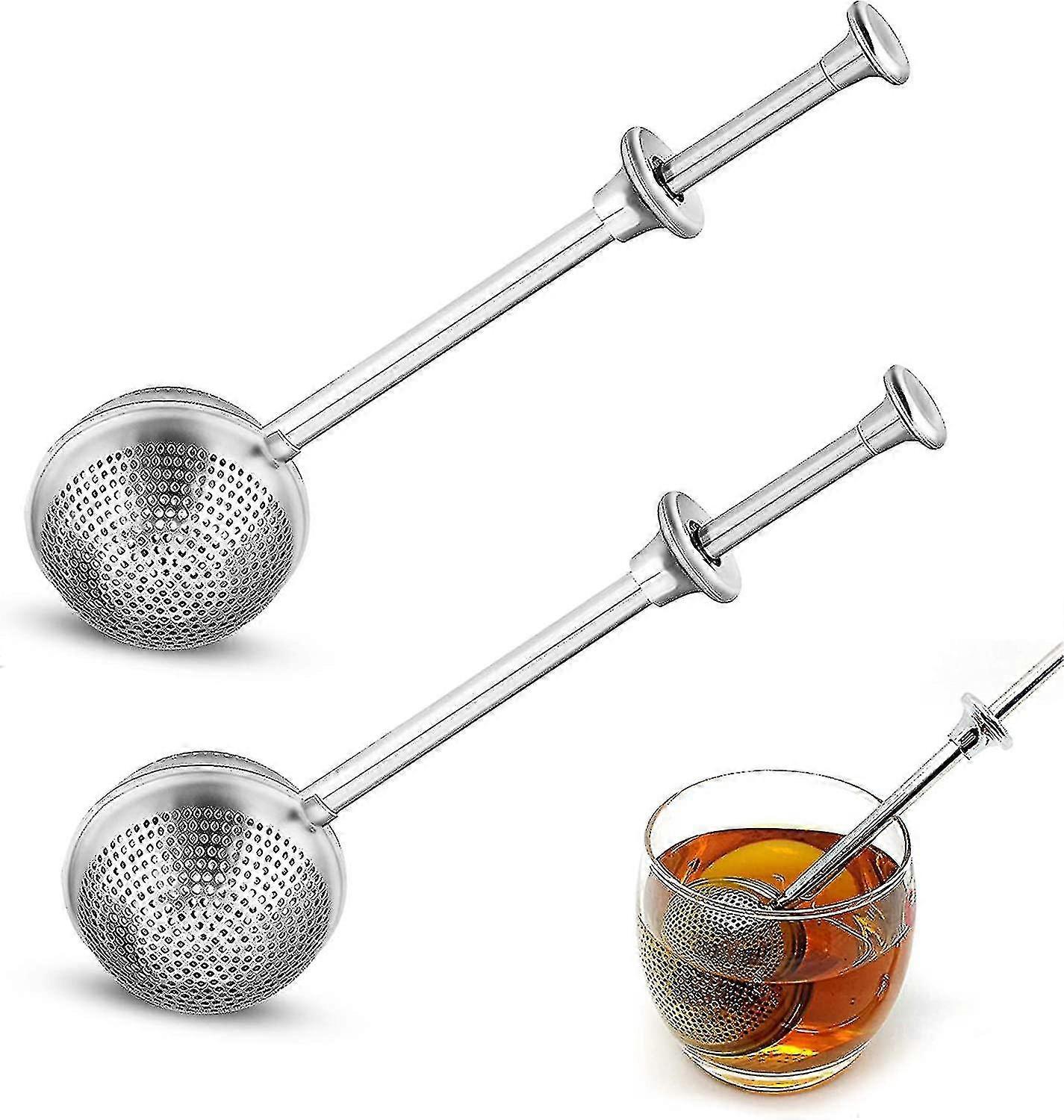 Passoire à thé Infuseur fin en acier inoxydable Télescopique