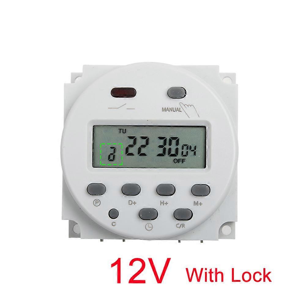 1PC Week Controller Electronic Weekly 7Days Programmable Digital Time Switch Relay Timer Control CN101A Tp8a16 L701 220V12V 16A