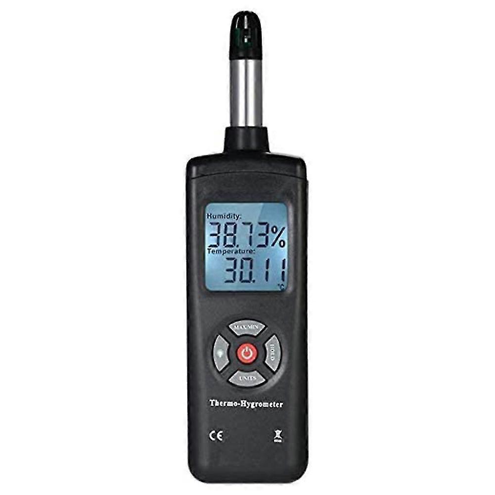Digital Psychrometer Hygrometer, High Sensitive Hygrometer with Dew Point Wet Bulb Temperature Humi
