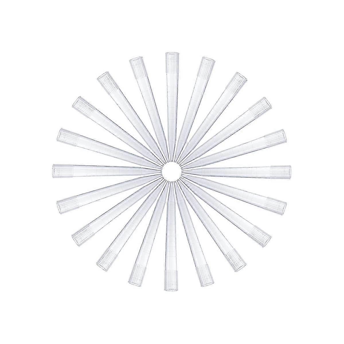 5ml Pipette Tips Lab Microchemical Transparent Liquid Micropipette Pipettor Tips 5ml 300pcs - Autoc