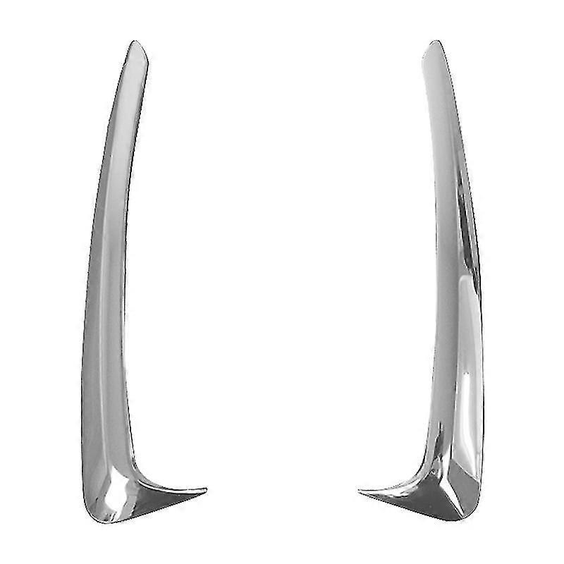 Chrome Front Fog Light Cover Strip Bumper Accessories Trim