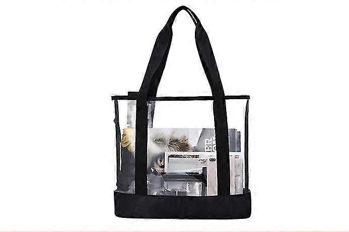 Clear Tote Bags, Security Approved With Zipper Closure
