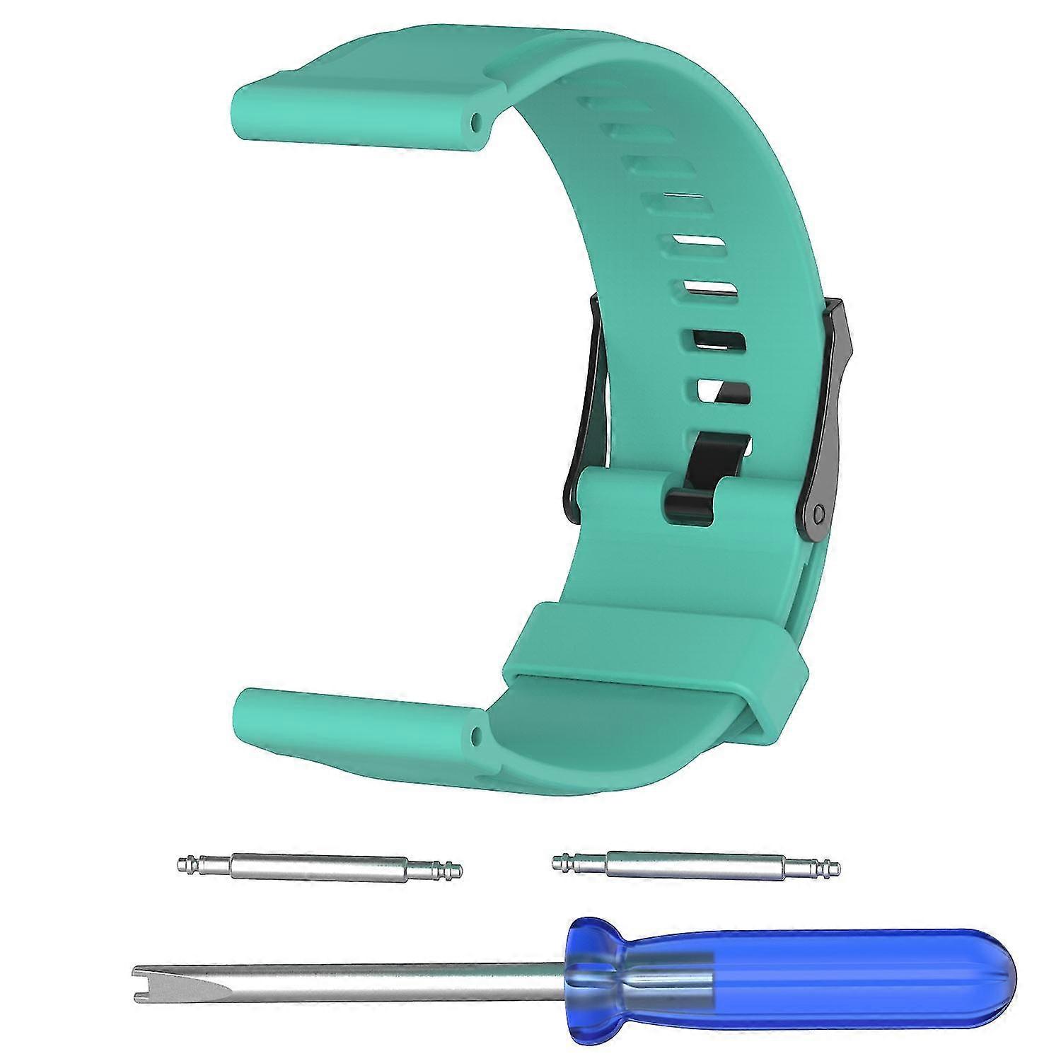 Silicone Watch Strap for Suunto Traverse with Spring Bars and Tool
