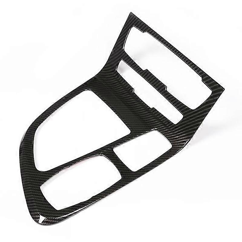 Carbon Fiber Car ABS Chrome Center Console Gear Shift Frame Cover Trim for 218I Gran Tourer F45 F46