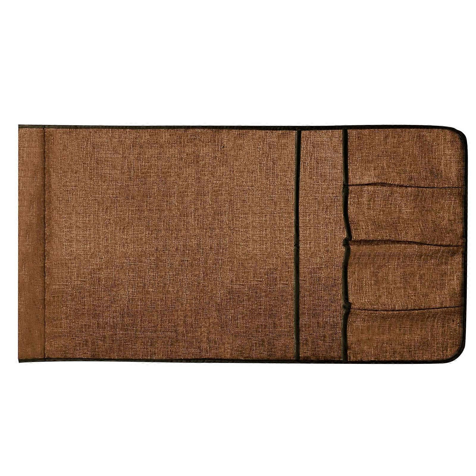 Storage Bag Controller Bracket Non Slip Sofa Armrest Storage Bag With Pocket