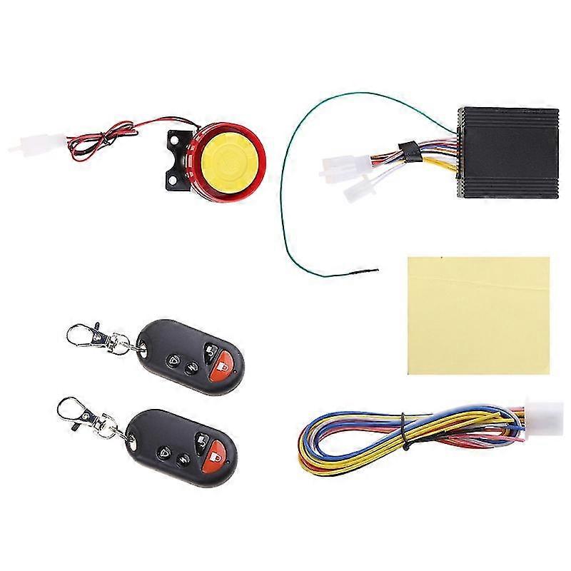 Bike Motorcycle Security Alarm System Immobiliser Remote Control Engine Start