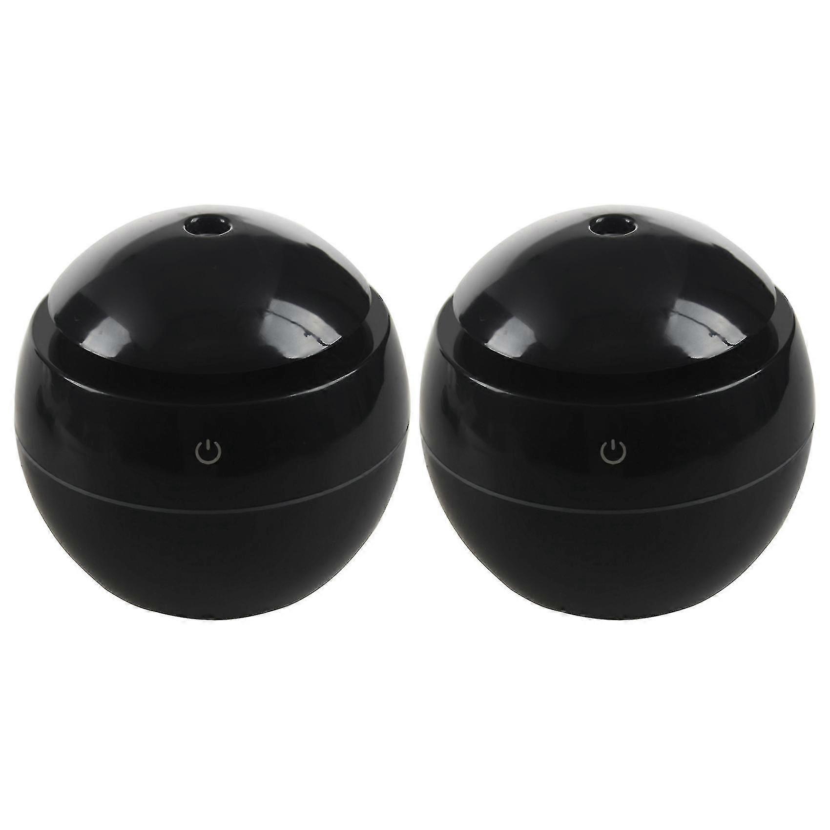 2x Variable Aromatherapy Essential Oil Diffuser Air Humidifier Black