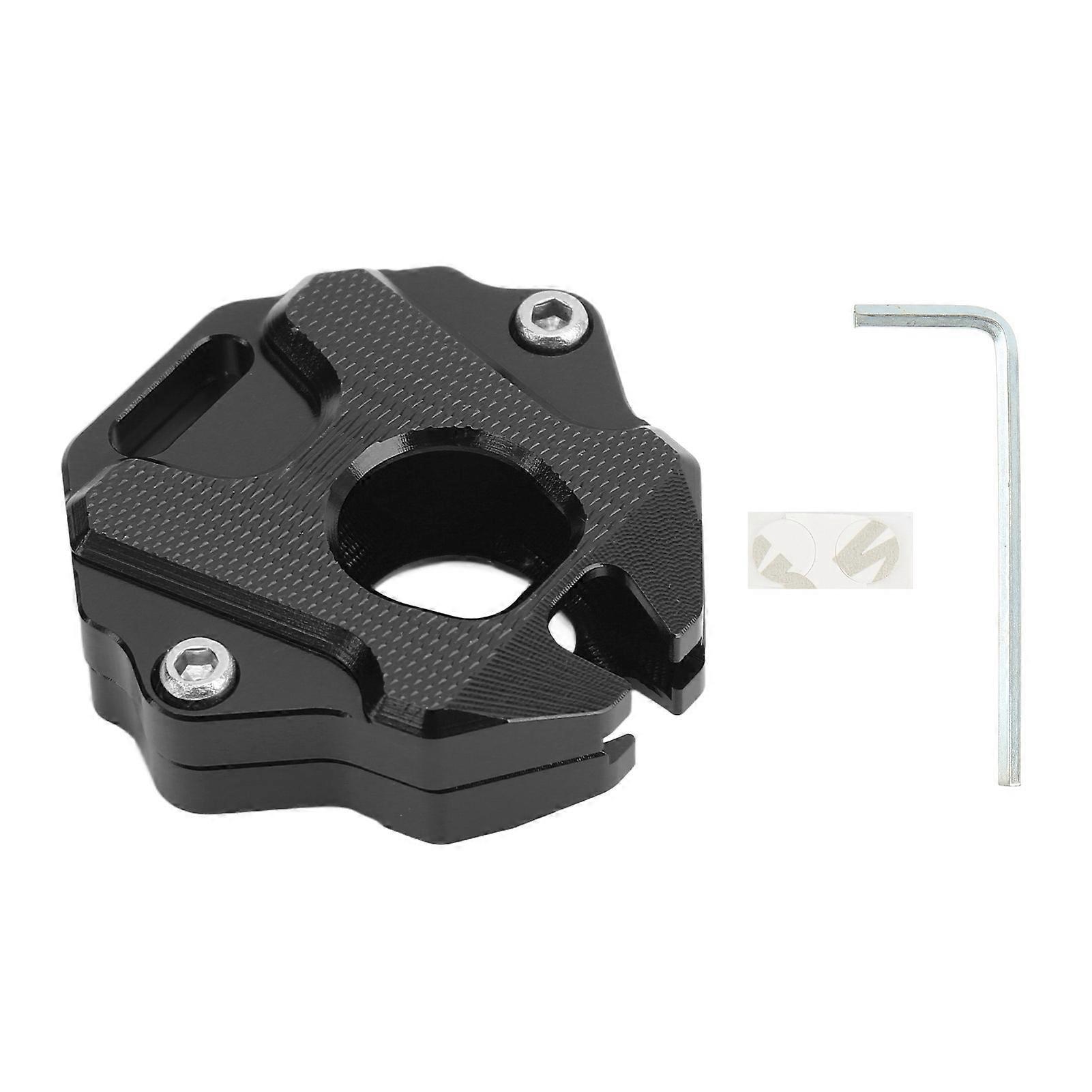 Motorsykkelnøkkelskall CNC metall solid stilig perfekt passform erstatning for CB650R CBR650R 2020+ (svart)