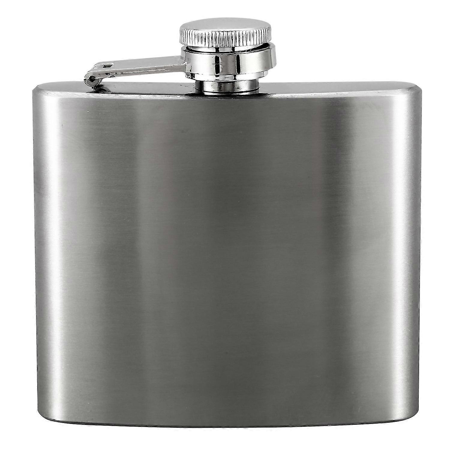 Less Steel Hip Alcohol Pocket Flask Box + Funnel