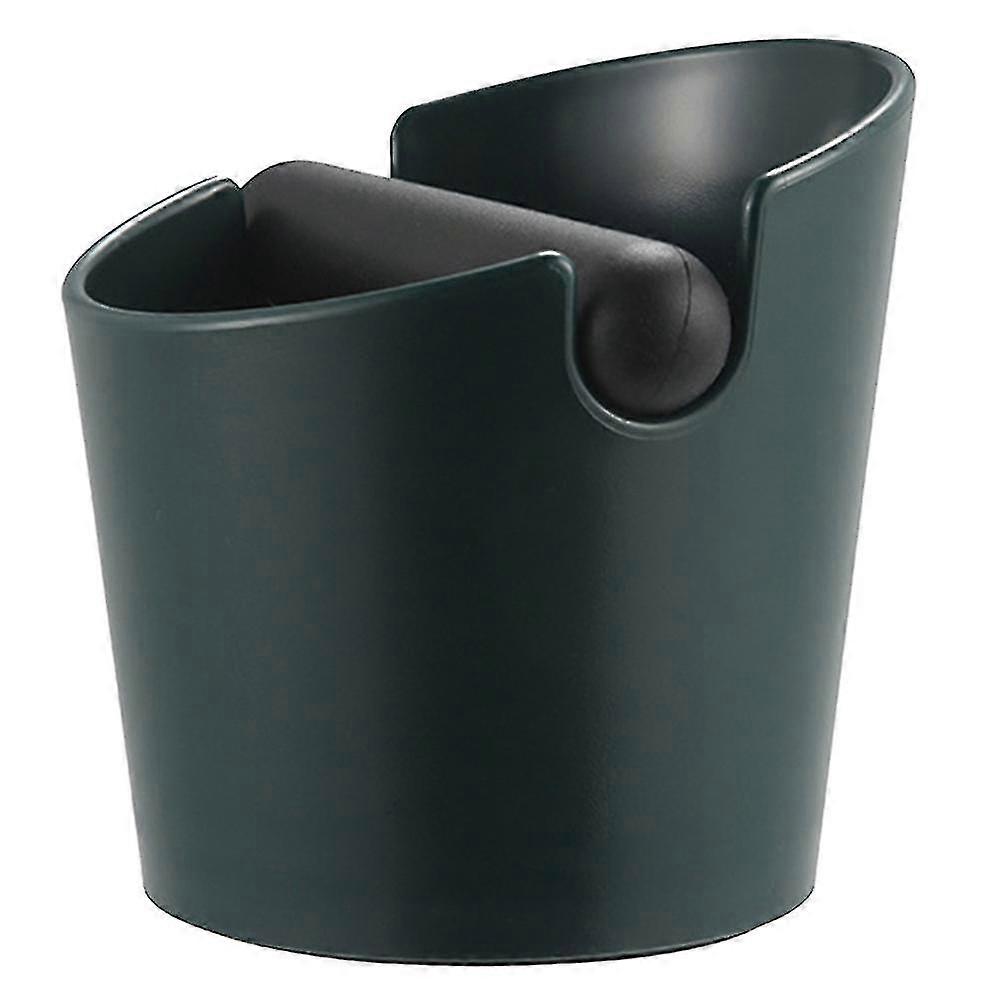 Coffee Knock Ground Barrel Recycling Barrel With Stick Dark Green