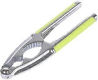 Multifunction Stainless Steel Nutcracker Nutcracker Tool Pliers Walnut Shell Nuts Explosions Tweezers, Green