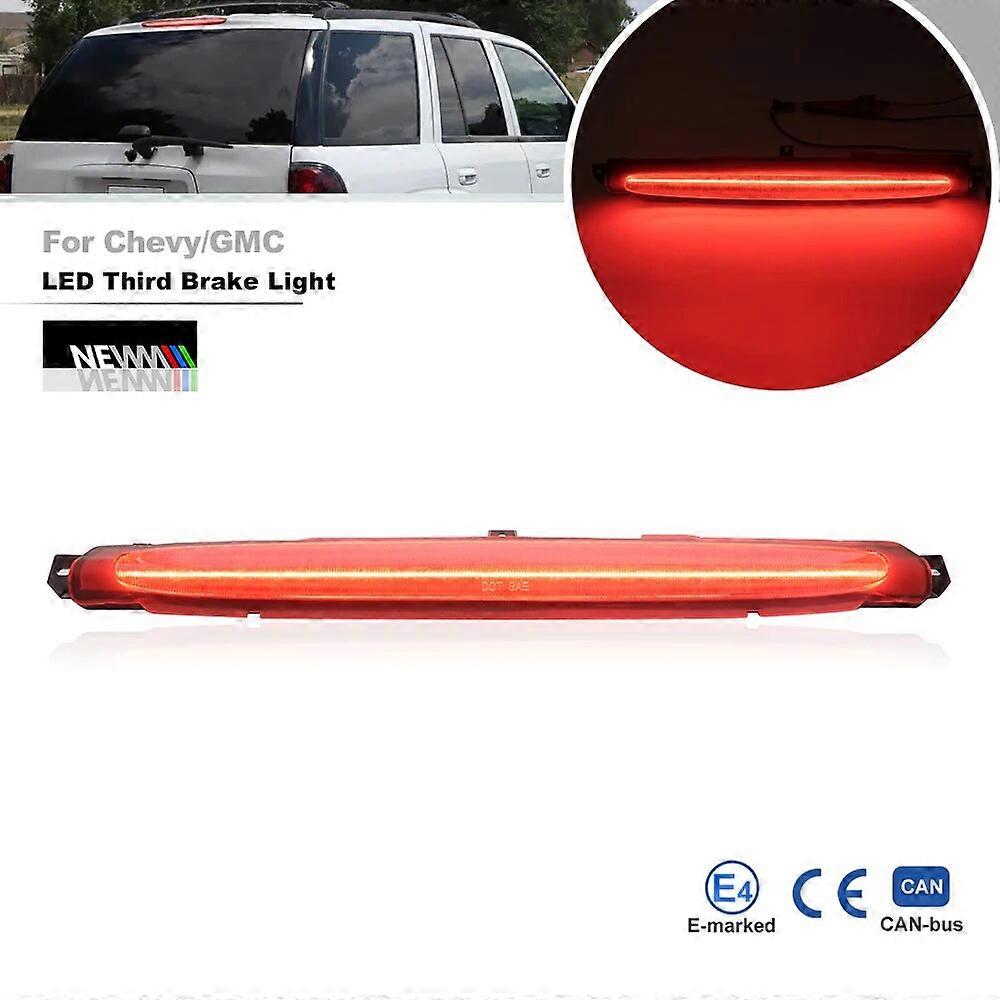 Redkid Pour Chevy Trailblazer GMC Envoy Pour Buick Rainier Plein Rouge Led Centre Haut Montage Trois