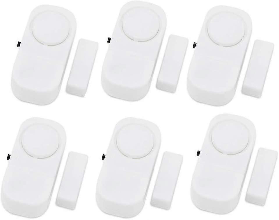 wireless home doors windows security entry alarm system pack 6