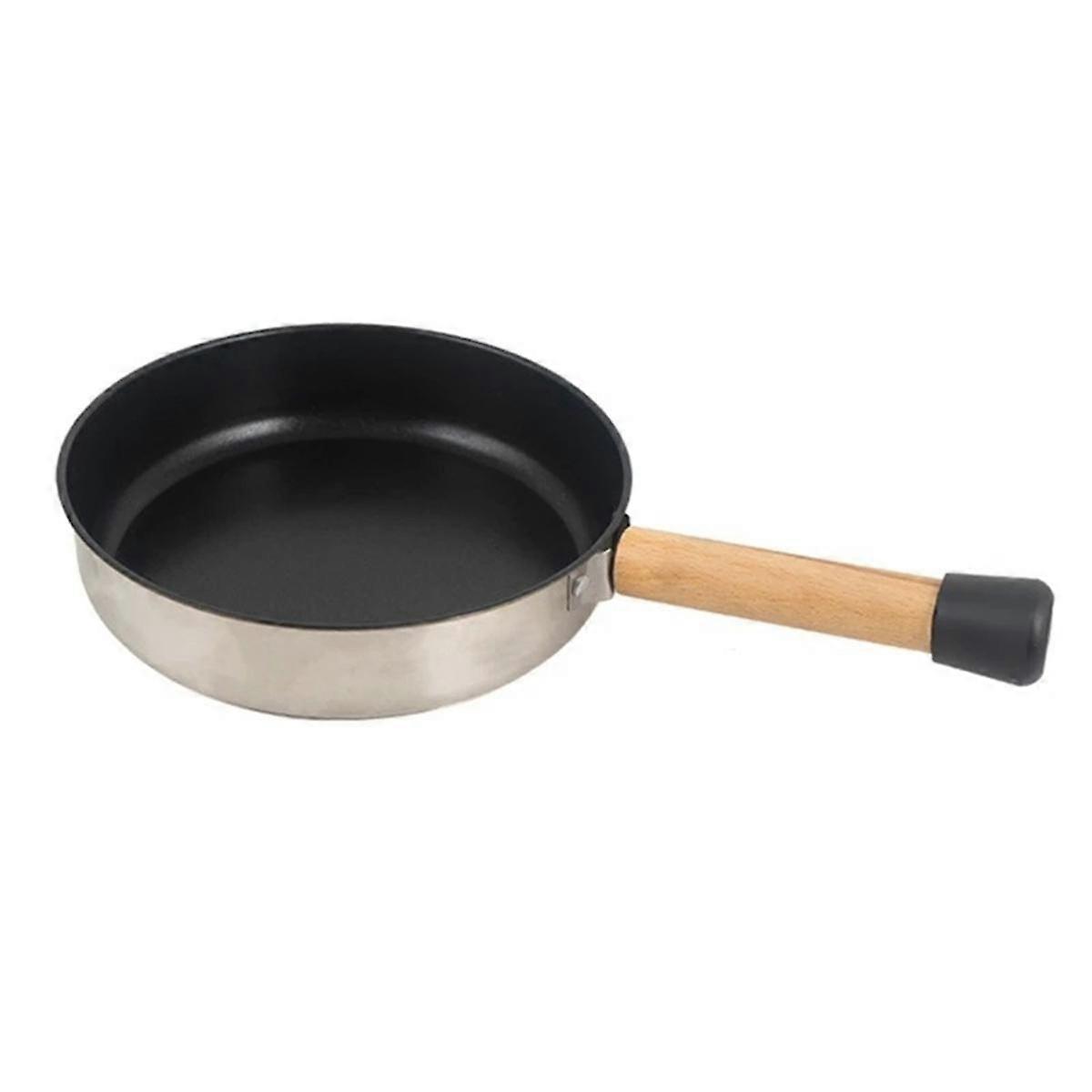 Portable Camping Frying Pan with Non Stick Coating Outdoor Cookware for Campers and Traveler Frying