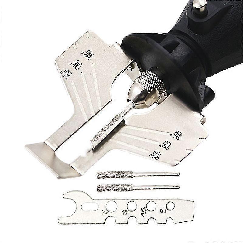 Chainsaw Chain Sharpener Drill Accessory Mini Rotary Tool Chainsaw Chain Sharpener Chainsaw Chain Sharpening Kit Chainsaw Chain Sharpener