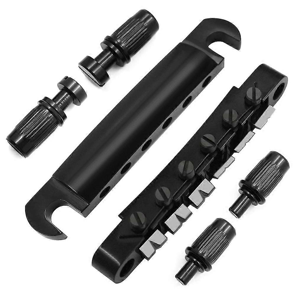 Tune-O- Bridge and Tailpiece with Studs Set for ABR-1 Bridge Style LP Electric Guitar Replacement,B