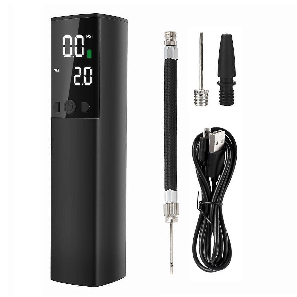 Electric Ball Pump,Smart Air Pump Portable Fast Ball Inflation with Accurate Pressure Gauge and Dig
