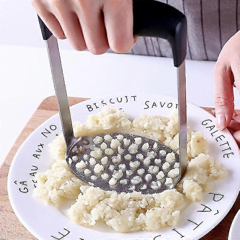 Kitchen Stainless Steel Hand-held Mud Press Multi-function Potato Masher Fruit And Vegetable Tools Kitchen Gadgets