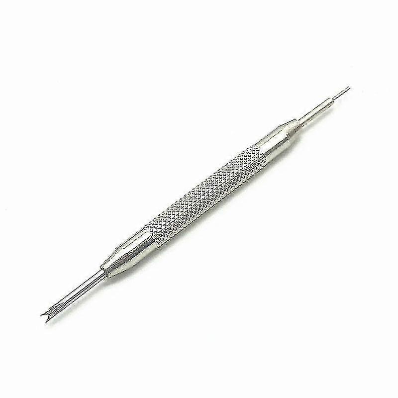 Watch Removal Tool Clock Tool Metal Ear Batch Spring Bar Tool With Scale Watchmaker Tools (2pcs, Silver)