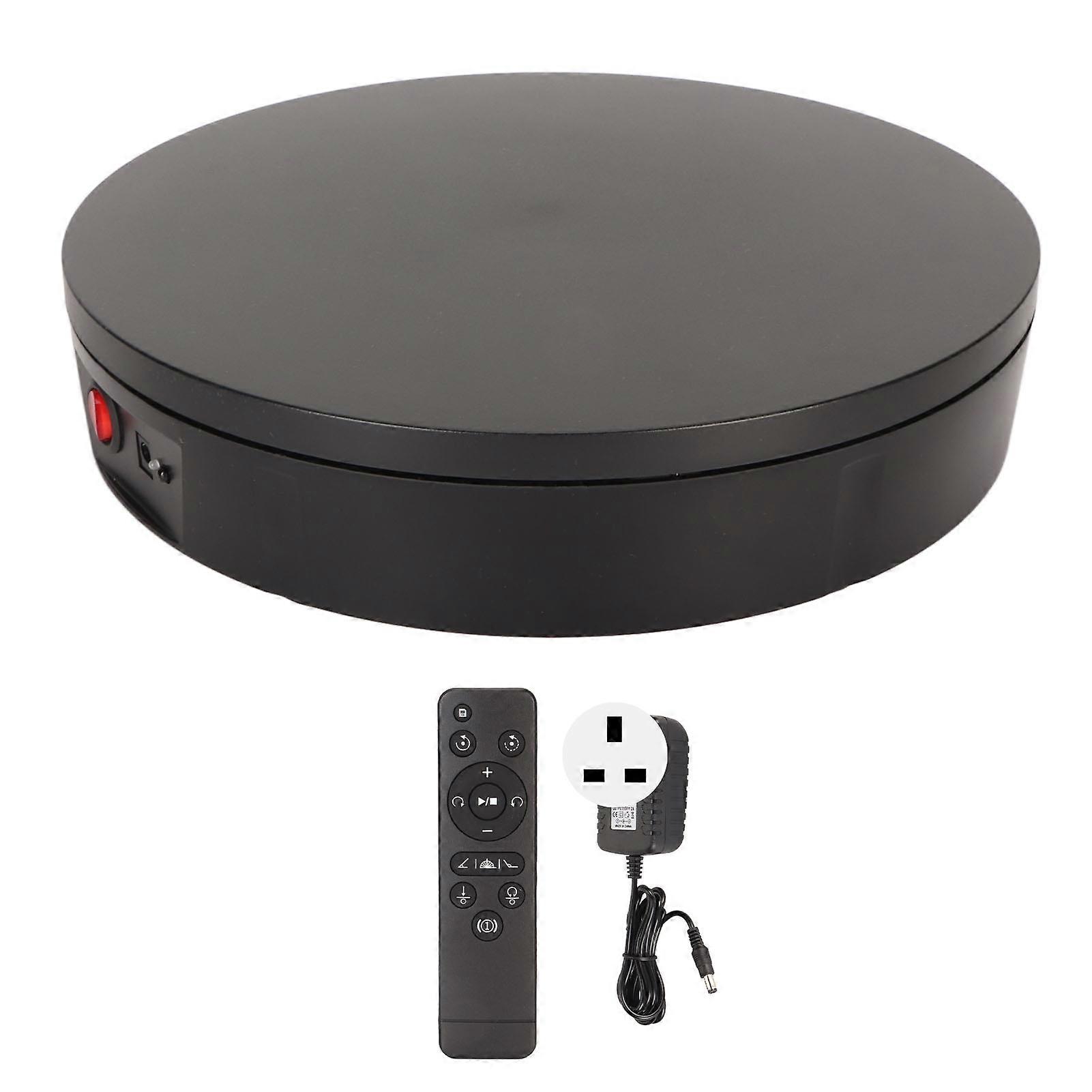 Rotating Display Stand 220lb Adjustable Speed 360 Degree Photography Turntable with Remote Control for Model 100?240V UK Plug