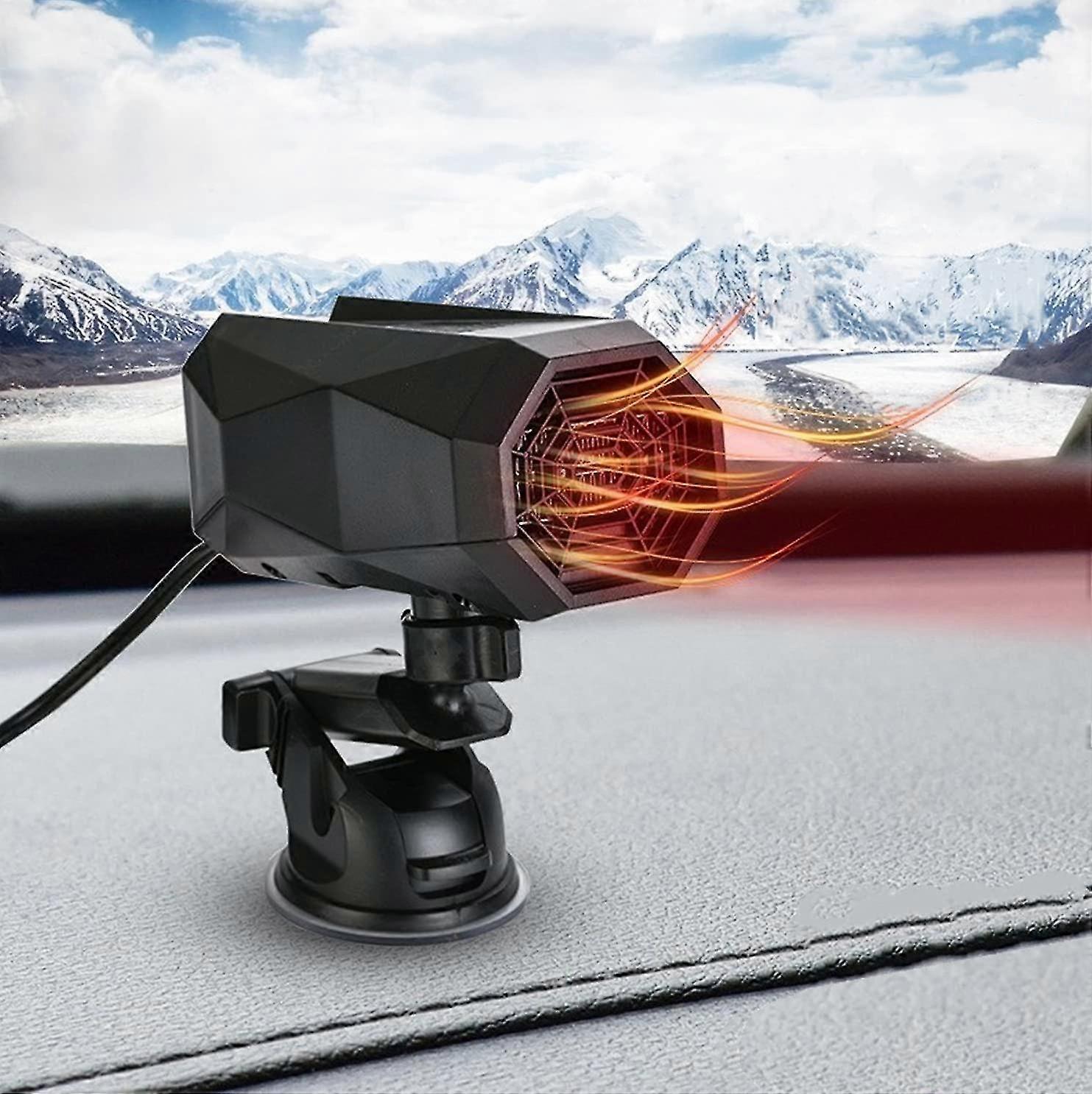 Car Heater Defroster, 1windshield Defogger Defroster That Plug Into Cigarette Lighter,3 In 1 Auto Heater/cooling Fan Car Windscreen Demister Heater Wi