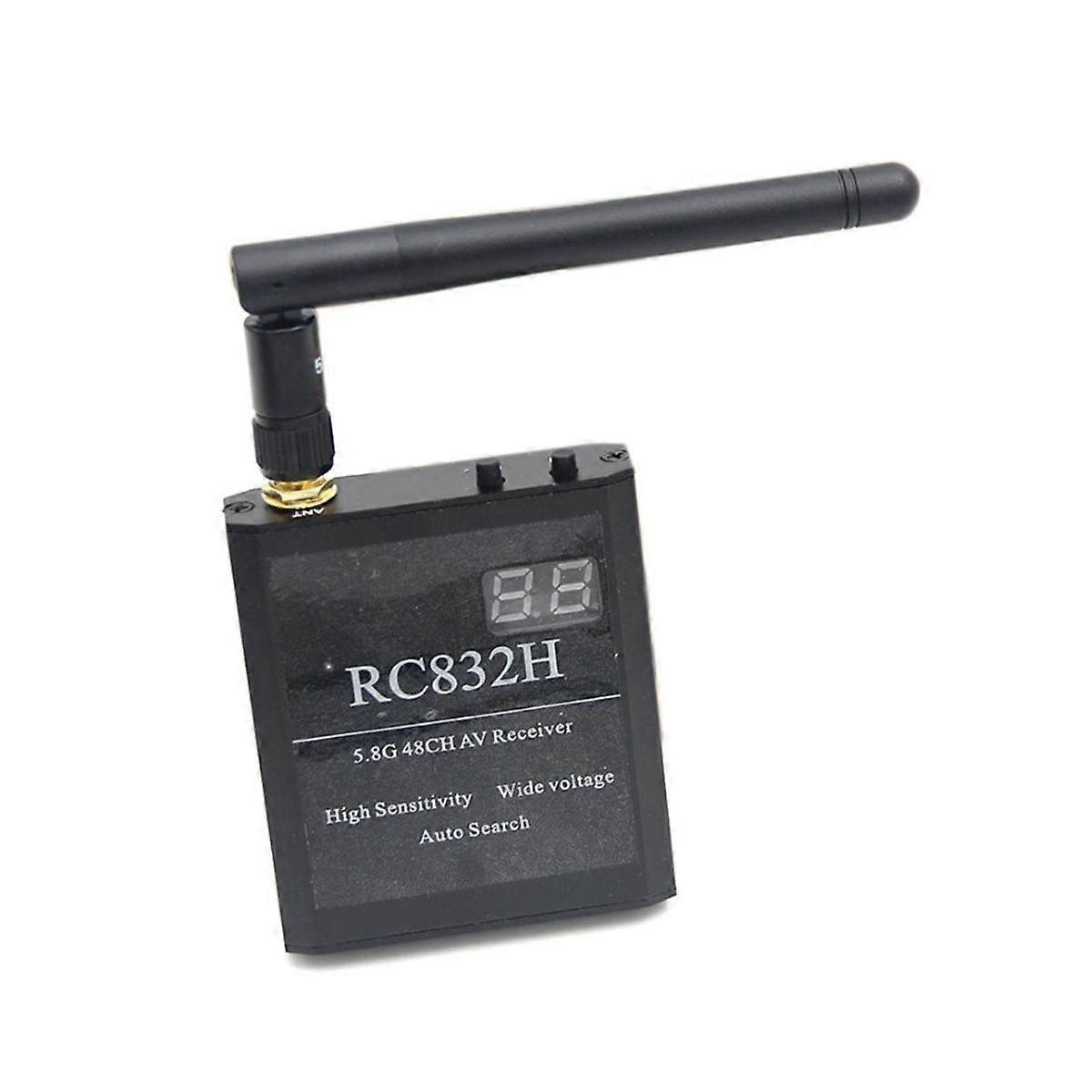 RC832H 5.8G 48CH Video Receiver 12V Automatic Channel Search for TS832 TS5823 TS5828 RC Airplane He