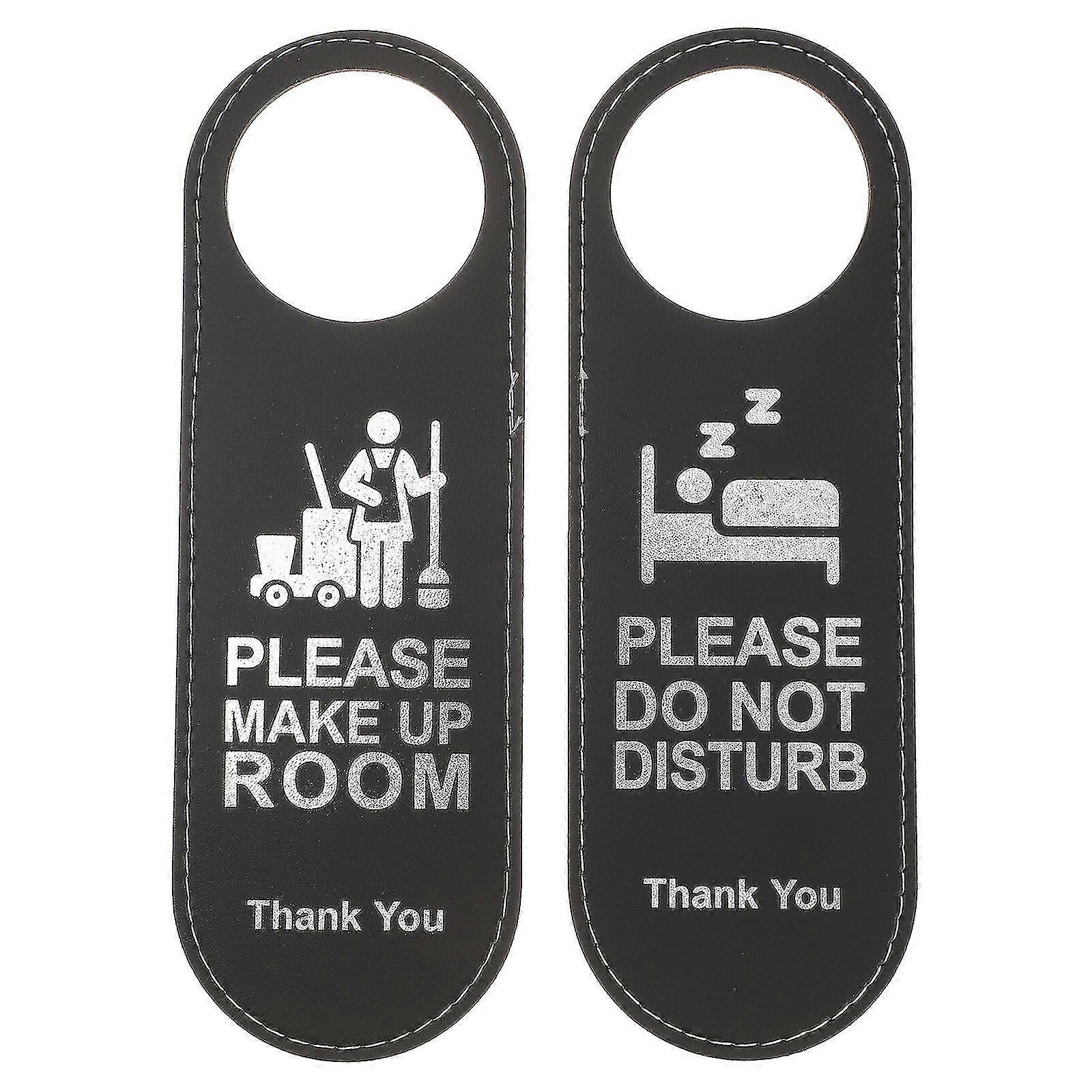 2pcsはホテルのドアサインドアサインドアハンギングサインを邪魔しないでください
