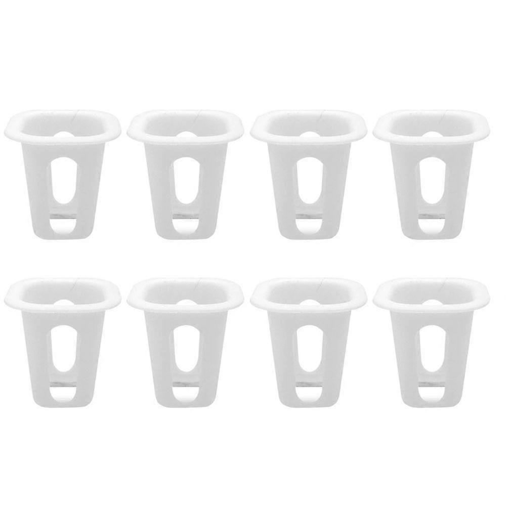 50 db-os hidroponikus ültetőkosár, zöldségcserepek, négyzet alakú, talajmentes kultúrcsészék otthonra (fehér)