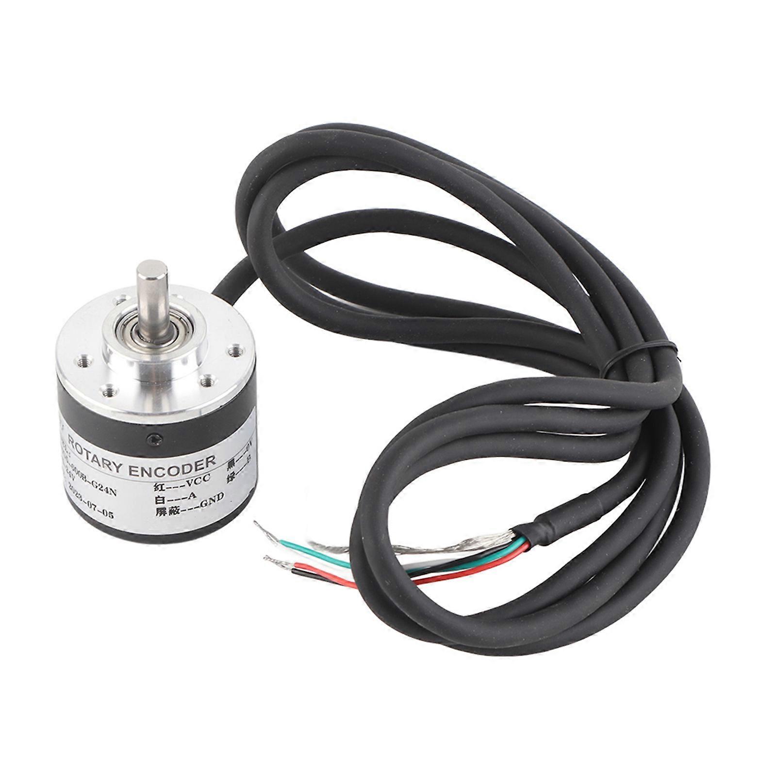 Magnetoelectric Incremental Rotation Encoder AB 2 Phases Shaft 6mm 5V-24V