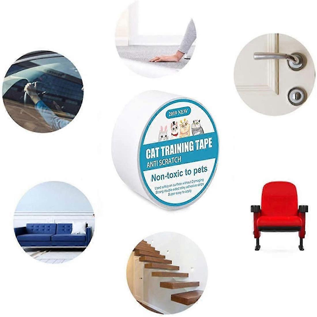 Cat Anti Scratch Tape Training Sofa Door Protector Guard Sticker(10m)