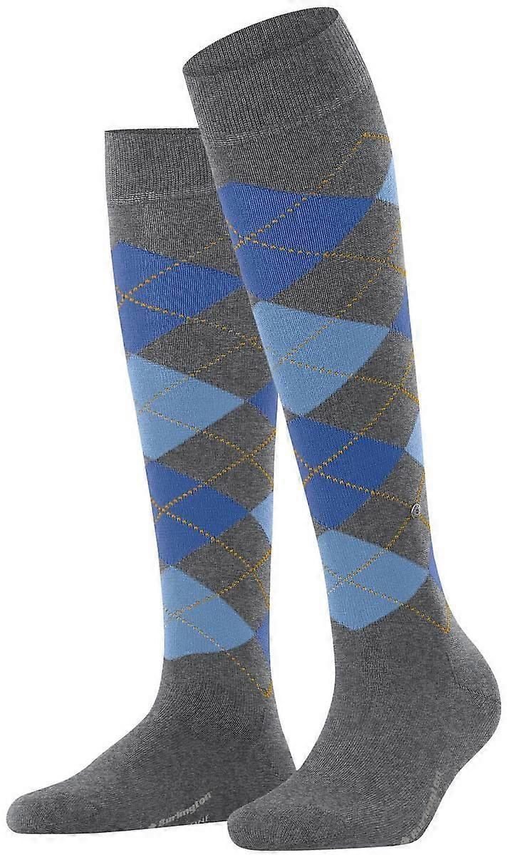 Burlington Marylebone Knee High Socks - Dark Grey
