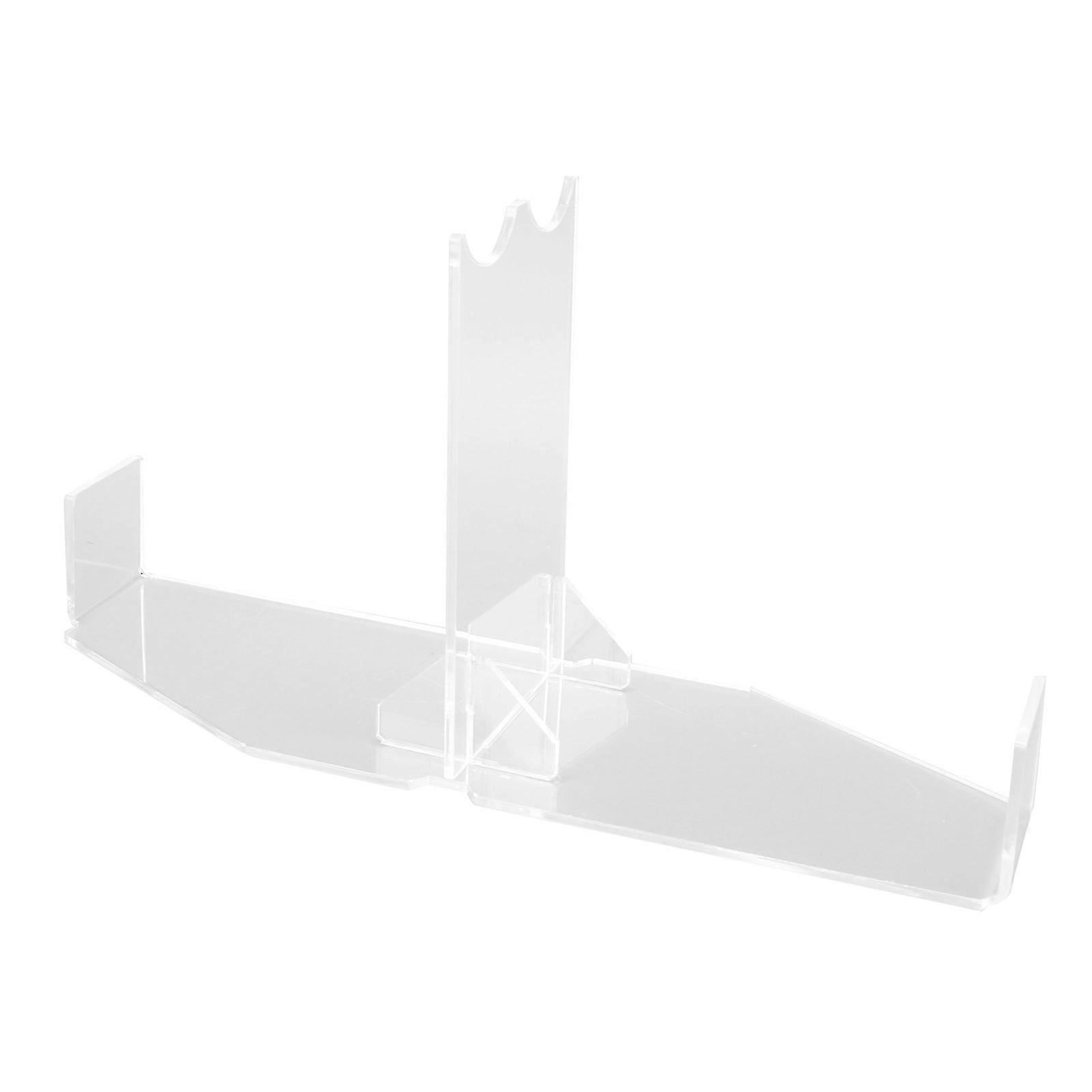 Acrylic Lightsaber Display Stand Holder Rack for Desktop - Transparent with Anti-Slip Pad
