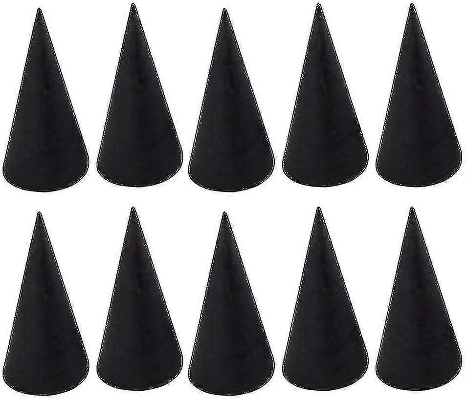 Természetes fa kúp gyűrűtartók - 10db festetlen fa kúp kézműves, festék, ékszer bemutató állvány - 2.5x5cm
