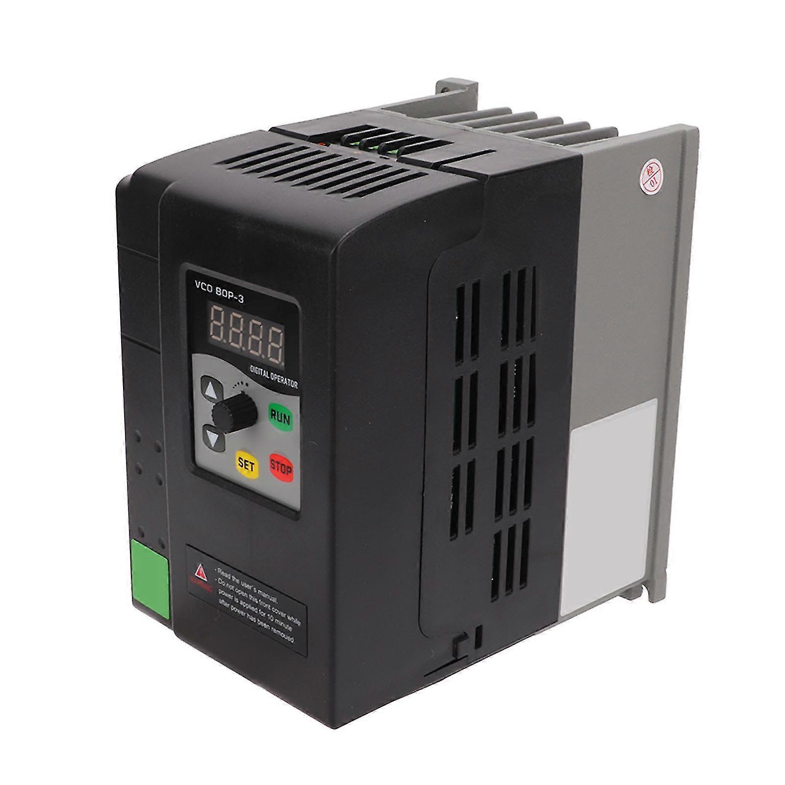 3 Phase 380-440V Input Motor Variable Frequency Drive with Digital Display - 0.75KW 2.5A Output