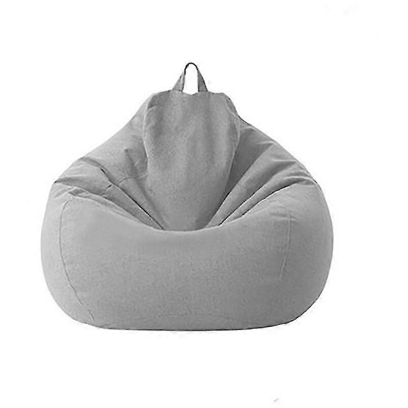 Storage Bean Bag Chair Armchair Sofa Cover Without Filler Lazy Recliner Cover