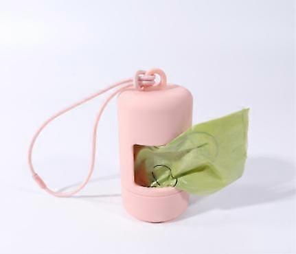 Dog Poop Bag Dispenser Hands Free, Dog Leash Poop Bag Holder Plastic Portable Pet Waste Bag Dispenser-Garbage bags not included