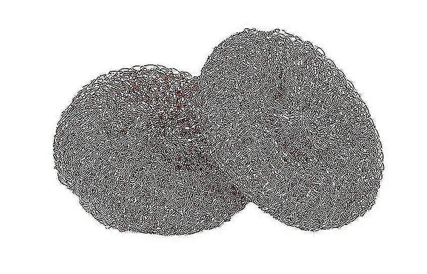 Rustfritt stål skure - Pakke med 10, diameter 8,5 cm