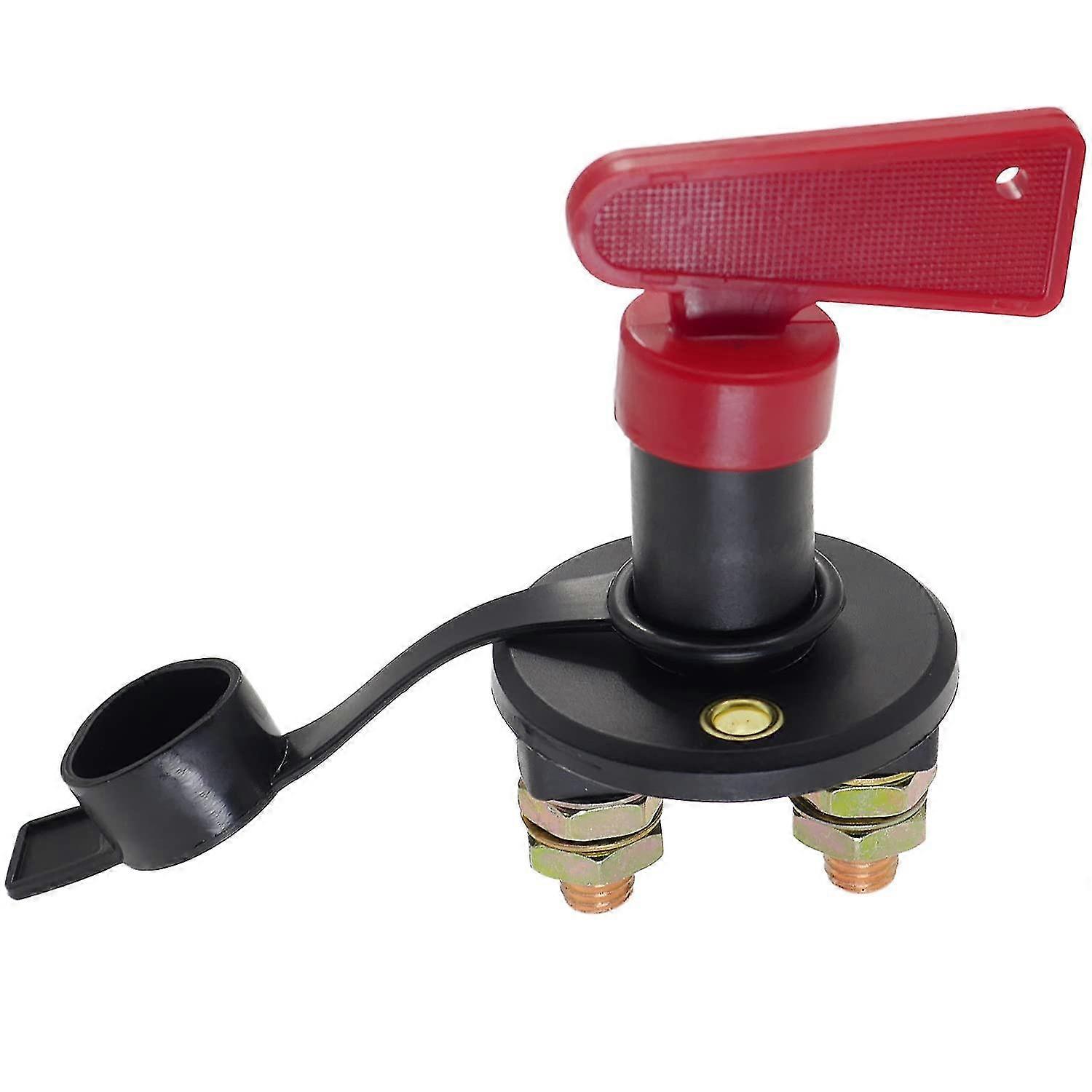 Battery Isolation Switch Car Battery Cut-off Switch Power-off Switch (black Red) (1pcs)
