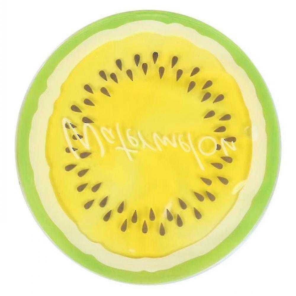 Transparent Fruit Cooling Pad, Round Gel Ice Pad, Multifunctional Cooling Pad(yellow)