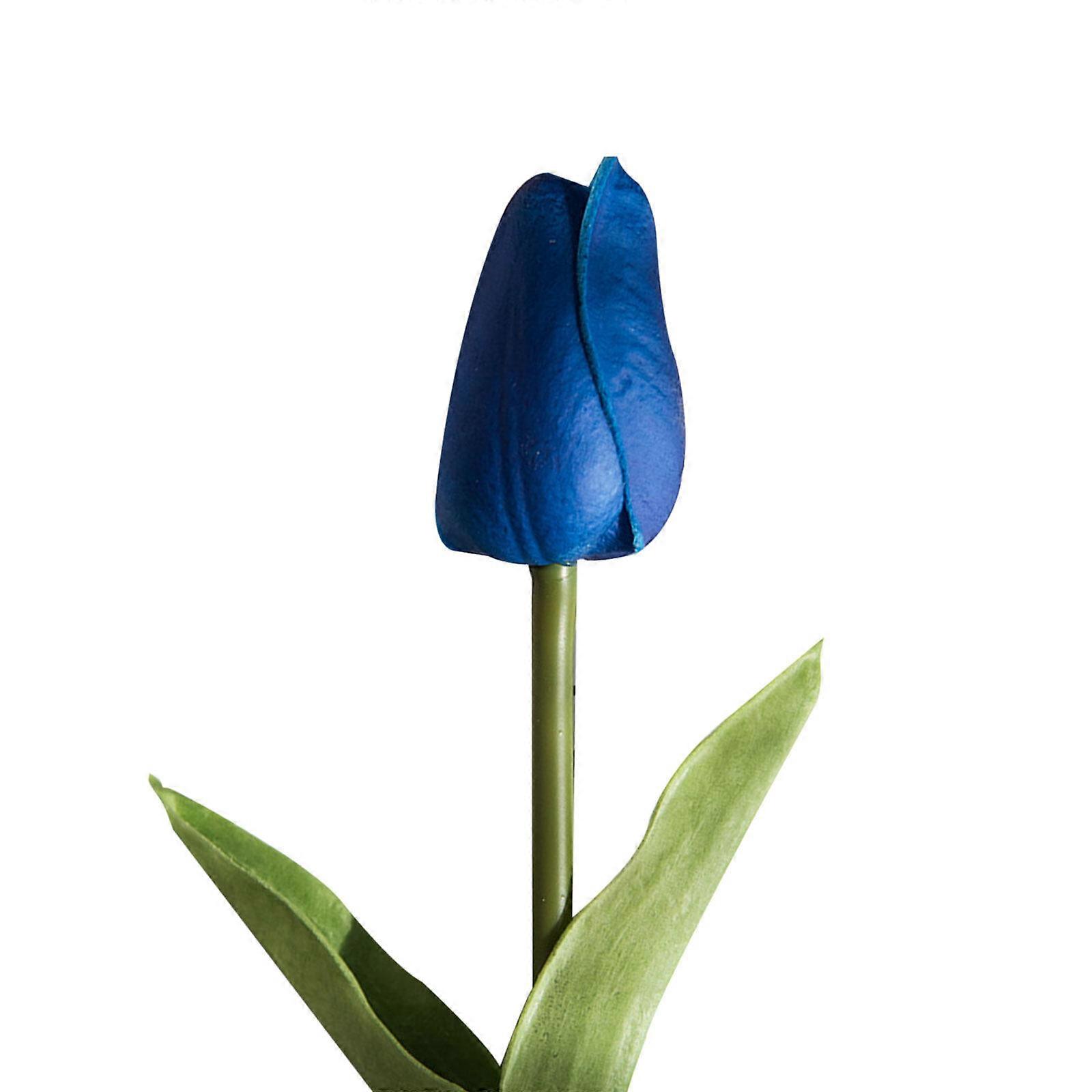 Artificial Multicolor Tulips Flowers Faux Tulip Stems Real Feel PU Tulips for Table Dcor