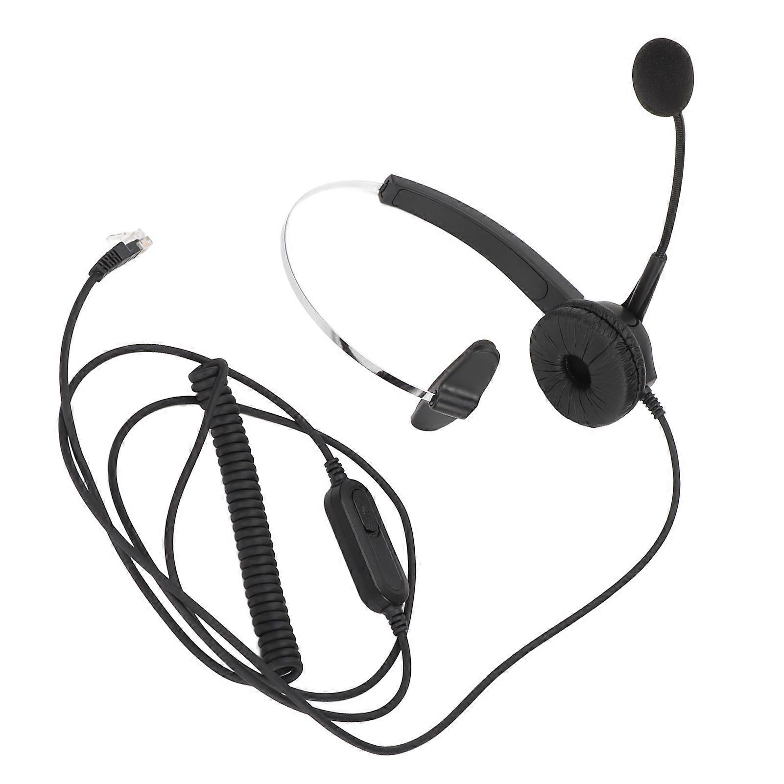 Crystal Clear Chat Super Lightweight Headset, Reversible Use with Flexible Boom Style Microphone