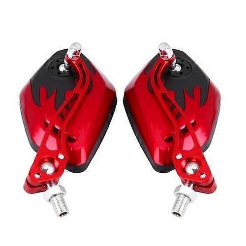 QX Dropshipping!!2Pcs/Set 8/10mm Motorbike Scooter Motorcycle Handlebar Mount Rear View Mirrors