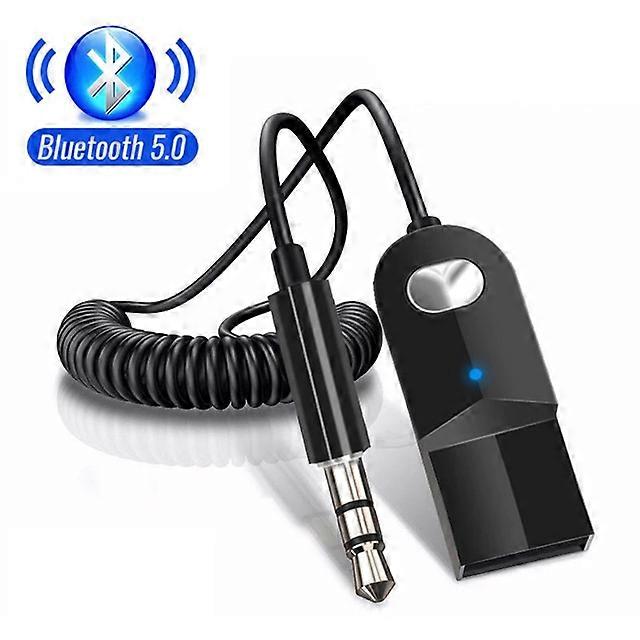 KEBIDU Wireless Bluetooth Aux Receiver Adapter Dongle USB To 3.5mm Jack Audio Handsfree Kit For Car Stereo Bluetooth Transmitter