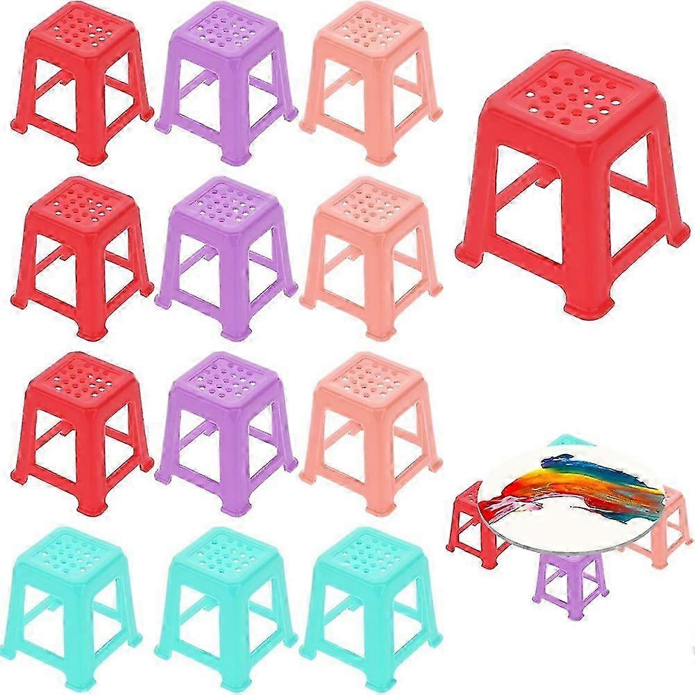 12 stk lærredsstativer til maling maling stativ mini lærred fødder stigerør flydende maling forsyninger akryl hældning maling