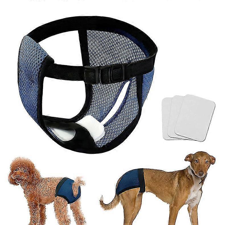 2pcs Washable Adjustable Dog Sanitary Nappies Period Underpants