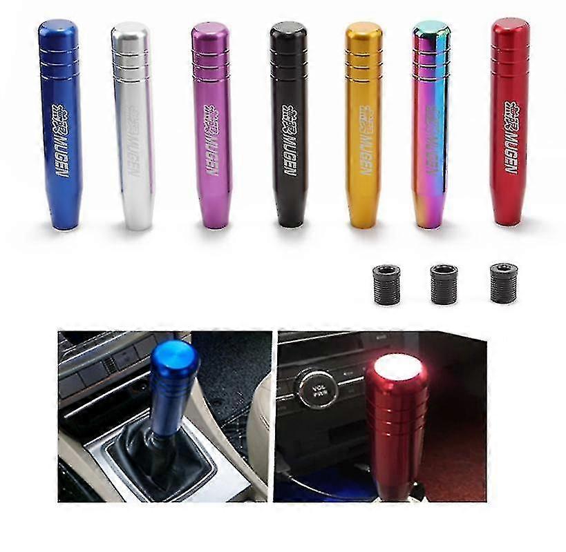 Car Alloy Gear Shift Knob Extended Manual Transmission Universal Aluminumgear Stick Lever Shifter Knob