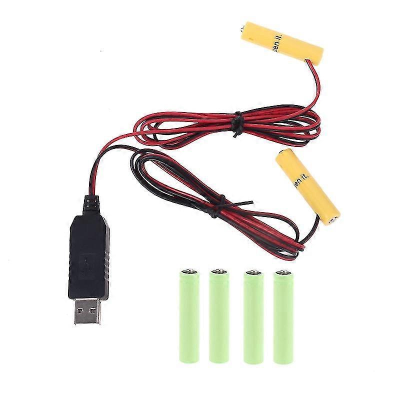 4.5v Aa Aaa Battery Usb Power Supply Cable Can Replace 3pcs Aa Aaa 1.5v Battery