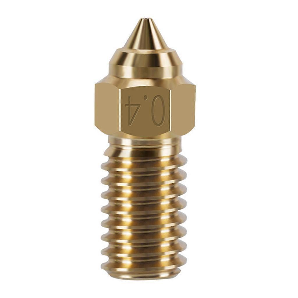 Buse en laiton pour imprimante 3D filetée M6 pour buses à filament de 1,75 mm en laiton et en acier