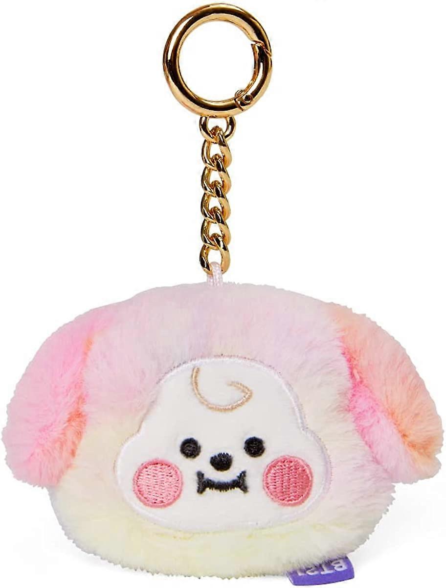 Baby Prism Face Flat Fur Plush Bag Charm Keychain